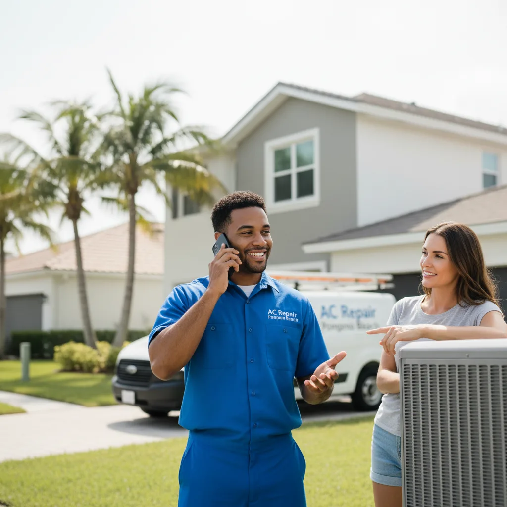 AC Repair Pompano Beach customer support in South Gate